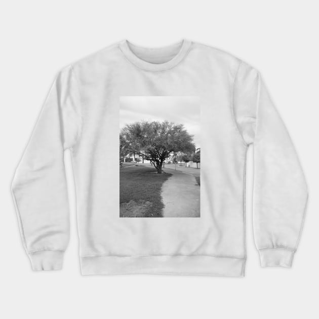 Landscape and tree Crewneck Sweatshirt by ScrambledPsychology